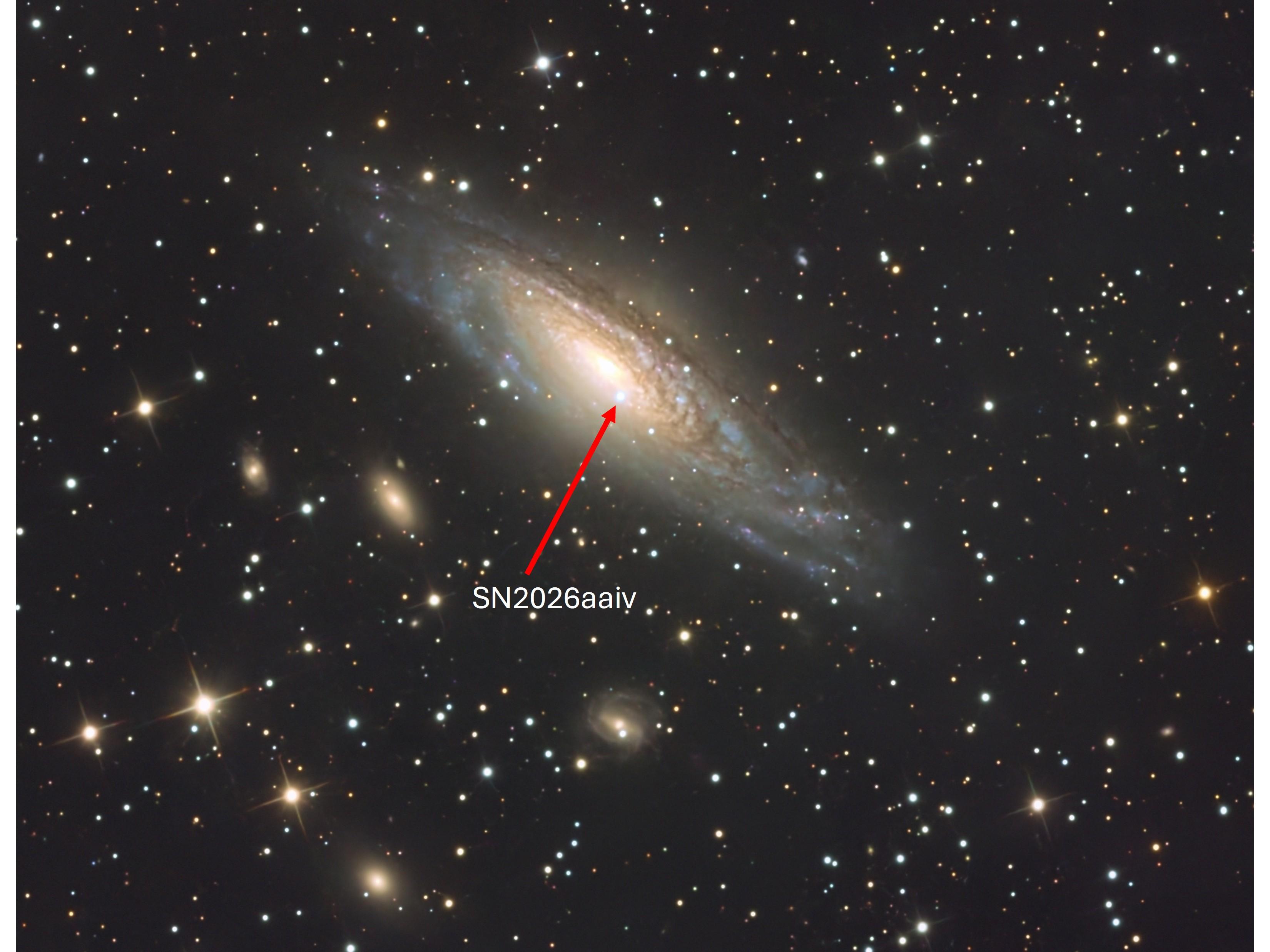 NGC7331 med SN2026aaiv